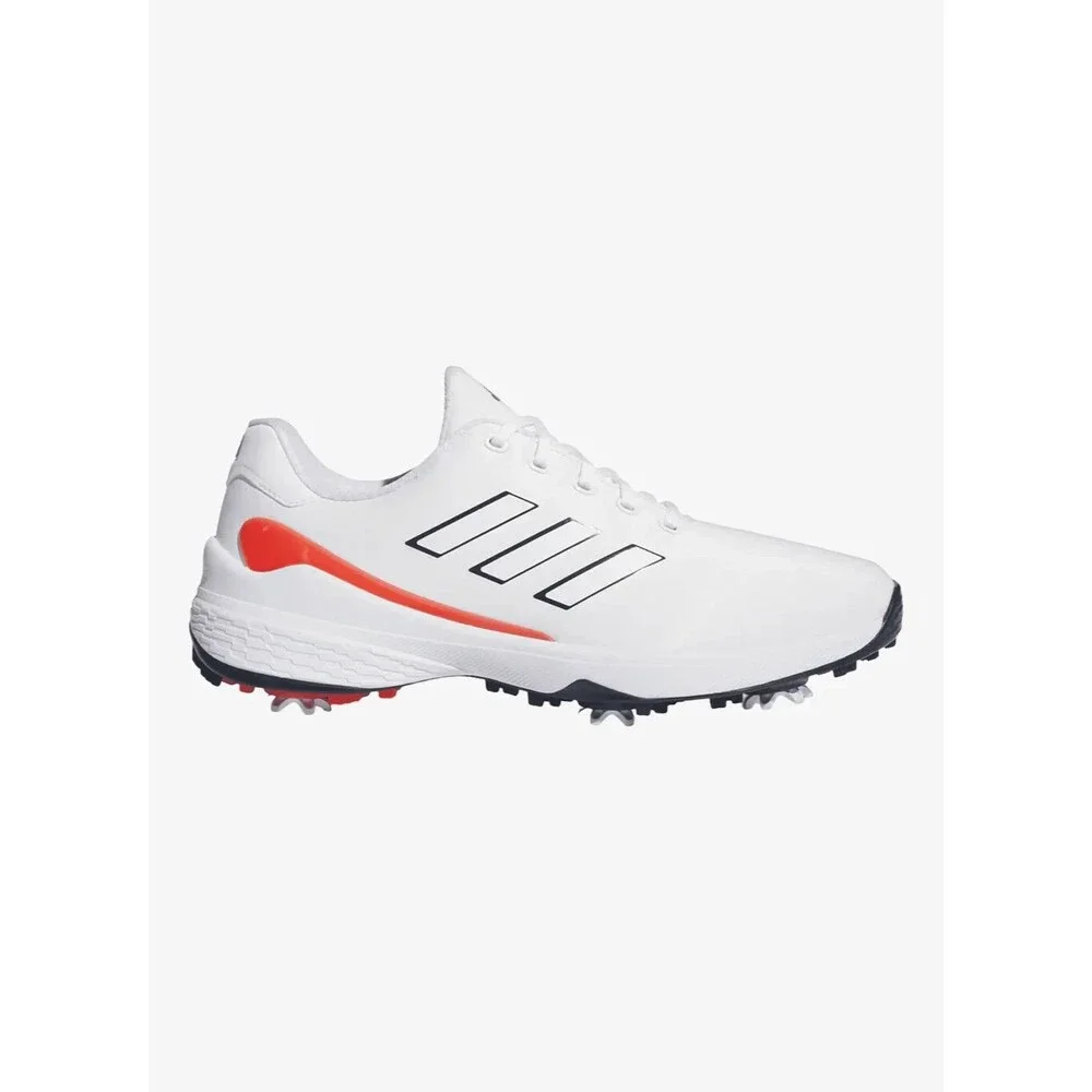 Adidas Men's ZG23 Golf Cleats White Blue Red IE2131 Men's Size 9